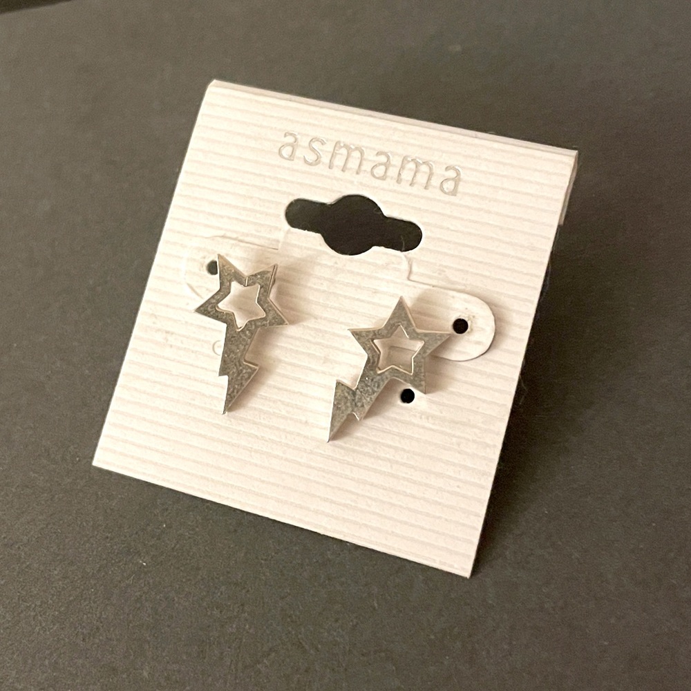 Star and Lightning Bolt Earrings